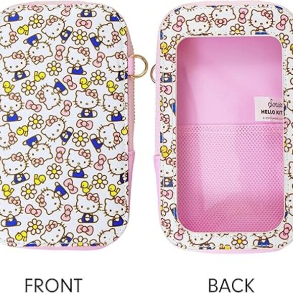 Sanrio Hello Kitty Pink Bows Crossbody Universal Phone Purse NWT - Picture 5 of 5